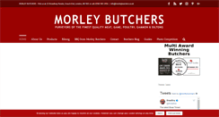 Desktop Screenshot of morleybutchers.co.uk